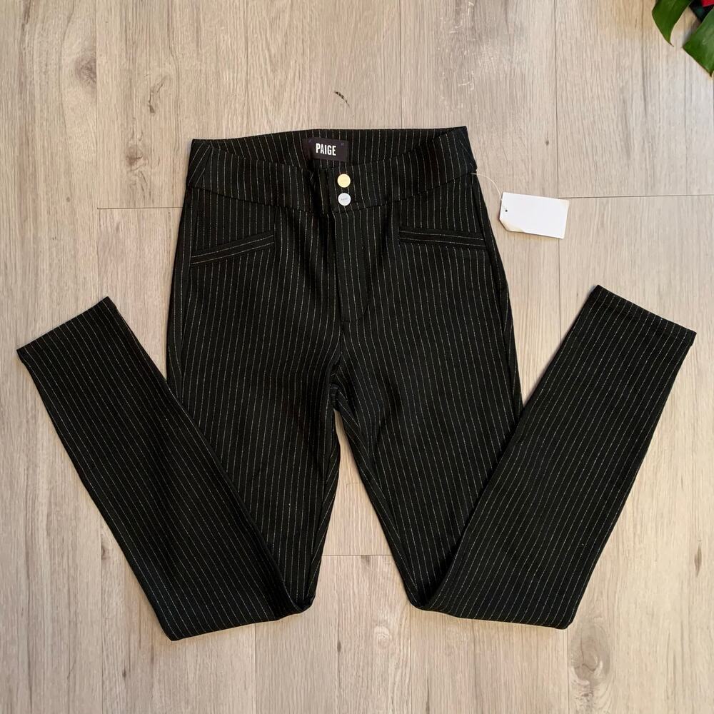 Paige Pinstripe Stretch Pants Size 26